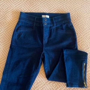 LOFT Dark Wash High Rise Skinny Jean